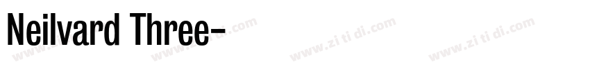 Neilvard Three字体转换 Neilvard Three字体转换